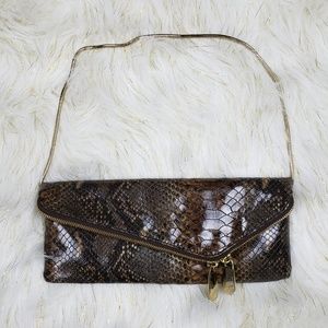 Henri Bendel Foldover Purse Slim Clutch